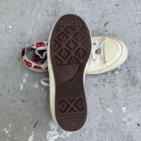 Converse Comme des Garçons multi heart low tops - Picture 4 of 8